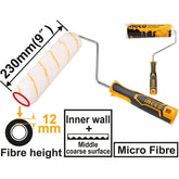 Ingco HRHT042301D Micro Fiber Paint Roller Inner Wall 9" Cylinder Brush - KHM Megatools Corp.